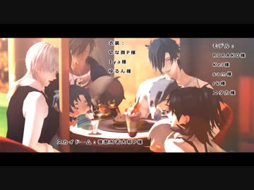 【MMD刀剣乱舞】伊達組とこえだちゃん達の夏の遠征【洋楽ｘ4】