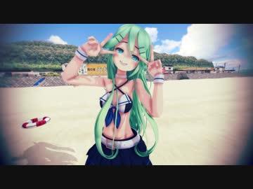 【MMD艦これ】山風(水着)でPanama【1080p 60fps】