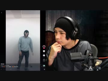 緑の兄貴のTik Tokを見る川村の兄貴