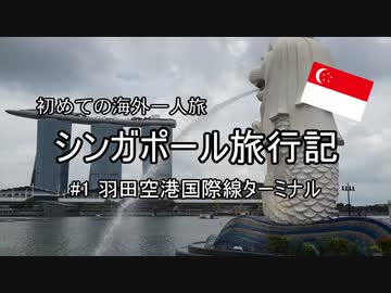 初めての海外　シンガポール旅行記　#1羽田空港国際線ターミナル