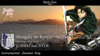 SNK 3 OP - Red Swan - YOSHIKI feat. HYDE (Instrumental)