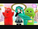 【MMD】今好きになる ミク＆ガチャピン＆ムックVer(再投稿)