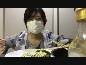 ピーマンの肉詰めを作るめめこ②　【2018/07/25】