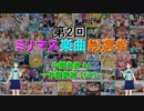 【中間発表 #4】 第2回 ミリマス楽曲総選挙 【作詞家別 TOP3】