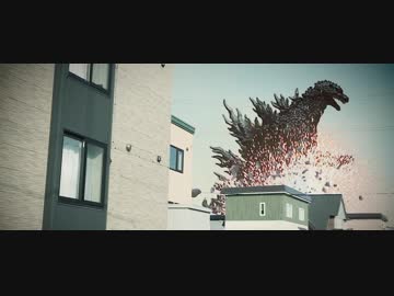 【コマ撮り】S.H.MonsterArts ゴジラ2002を合成してみた【合成テスト】