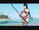 DoAX Venus Vacation :: Nyotengu Watermelon sequence (Dark Prison SSR) with lotions