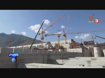 韓国SK建設が施工し決壊したセピアン・セナムノイダムを５月にタイの放送局が取材