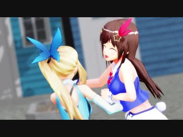 【MMD】LapTapLove【ときのそら・ミライアカリ】