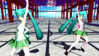 【MMD】ストリーミングハート【双子JKならぶさん】