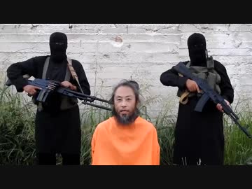 オレンジ色の囚人服姿で安田純平さん…韓国人の(ウマル）さんの映像公開