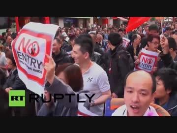 英国移民局vs中国移民 不法移民の調査や取り調べ方が中国人には横柄だと抗議w