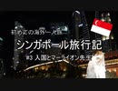 初めての海外　シンガポール旅行記　#3入国とマーライオン先生