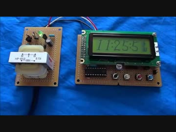 ＬＣＤ電気時計