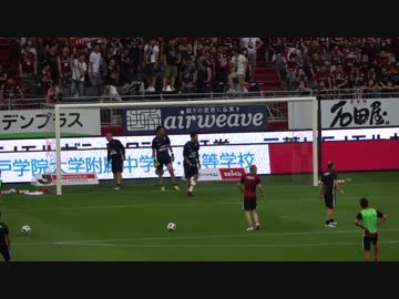 イニエスタ練習シーン（対　柏戦試合前）