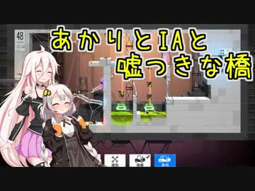 【Bridge Constructor Portal】あかりとIAと嘘つきな橋 12橋目【VOICeVI実況】