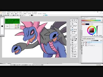 BWポケモン156匹を156分で描いてみた