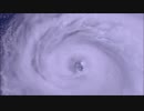 【台風の目】国際宇宙ステーションからみた平成30年台風第13号 - 2018.08.07
