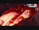【MMD艦これ】金剛4姉妹でKILLER B　水着BVer　歌詞つき