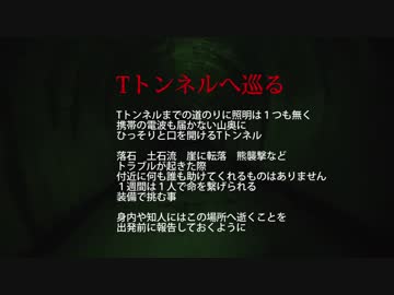 平凡なサラリーマンの心霊スポット巡り 【第１話】 Tトンネル編