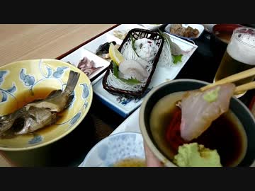 とある漁港で昼定食