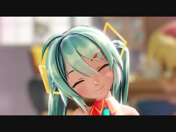 [MMD] お部屋でビバハピ踊ってみた [初音ミク＆鏡音リン]