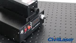 355nm 30mw UVレーザーパワー調節可能なUVレーザーシステム