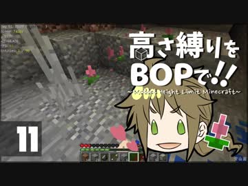 【Minecraft】高さ縛りをBOPで！！#11「Life finds a way」【ゆっくり実況】
