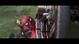 【映画ワンシーン#８ 】 "アイアンマン＆スパイディＶＳブラックオーダー"  『アベンジャーズ インフィニティ・ウォー』【4K UHD】