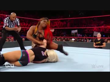 【WWE】エンバー・ムーンvsアレクサ・ブリス【RAW 18.8.13】