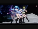 【MMD】ミニスカで無重力空間！ヒビカセ【1080p60fps】
