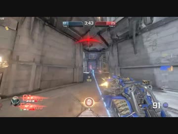 【Quake Champions】全力で殺しに来るBOT達
