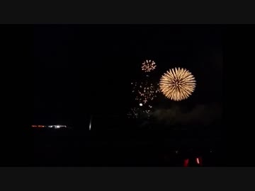 【岩手】暇なので台風13号と 花火でも観てみる【水沢】