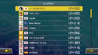 【マリオカート8DX】ビッグブルー 1:24.200 (150cc)