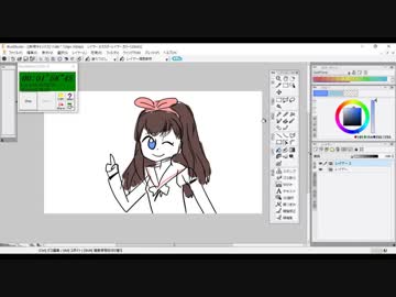 キズナアイ2分で描いてみた。