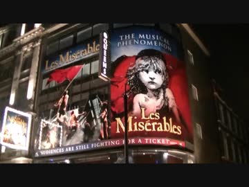 無職になるので旅に出た　パート11【イギリス】【旅動画】～レ・ミゼラブル観劇～