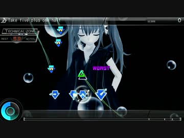 【DIVA F2nd】『Take five plus one half』エディット譜面PV