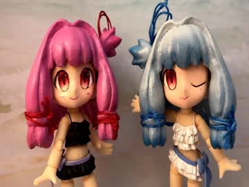 琴葉姉妹のフィギュア作って動かしてみた