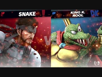 【新作スマブラSP】キングクルール プレイ映像（1vs1）