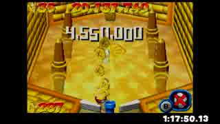 旧記録 スーパーマリオボール 100 Rta 1 21 19 By 紺空 ゲーム 動画