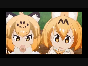 けものフレンズかわいいアニマルガールジャガー川渡し姉御肌ここすきネコ科丸っこい輪っかの中に点々