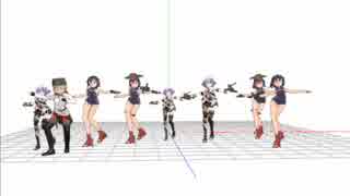 【E-girls　MMD】【8人フォーメーションモーション】他の誰かより悲しい恋をしただけ（ボーカルのみモーション改良）タシュケントタイプモデル対応可能.