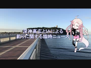 【第四回ひじき祭】深神高広とIAによる　釣りに関する臨時ニュース（湘南大堤防）2018/8/16