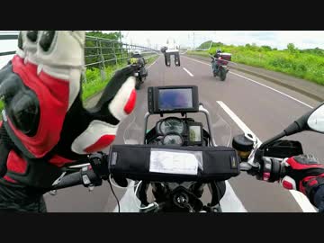 [BMW F700GS]2018夏 北海道ツーリング ヤエー場面を繋げてみた