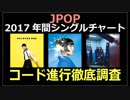 2017年間チャート JPOPコード進行徹底調査