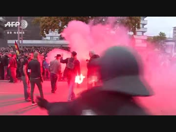 シリアとイラク移民がドイツ人を刺殺 怒った極右団体が移民排斥を呼び掛け…