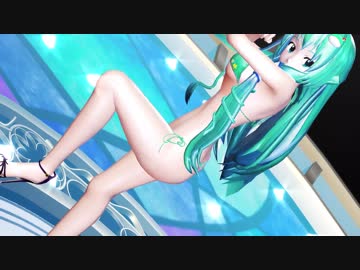 【東方MMD】ビキニの霊夢早苗でGirls