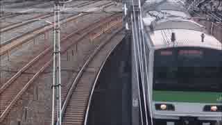 カーブを走るJR東日本の電車たち!!