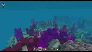 MincraftBEタブレット版(元PE)海のアプデ！泳いでみた！win10