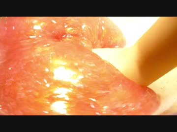 【ASMR】タプタプぶりんぶりんなスライムに氷を入れる。【音フェチ】