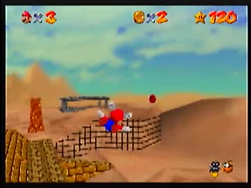 マリオ６４　砂漠赤　44”77